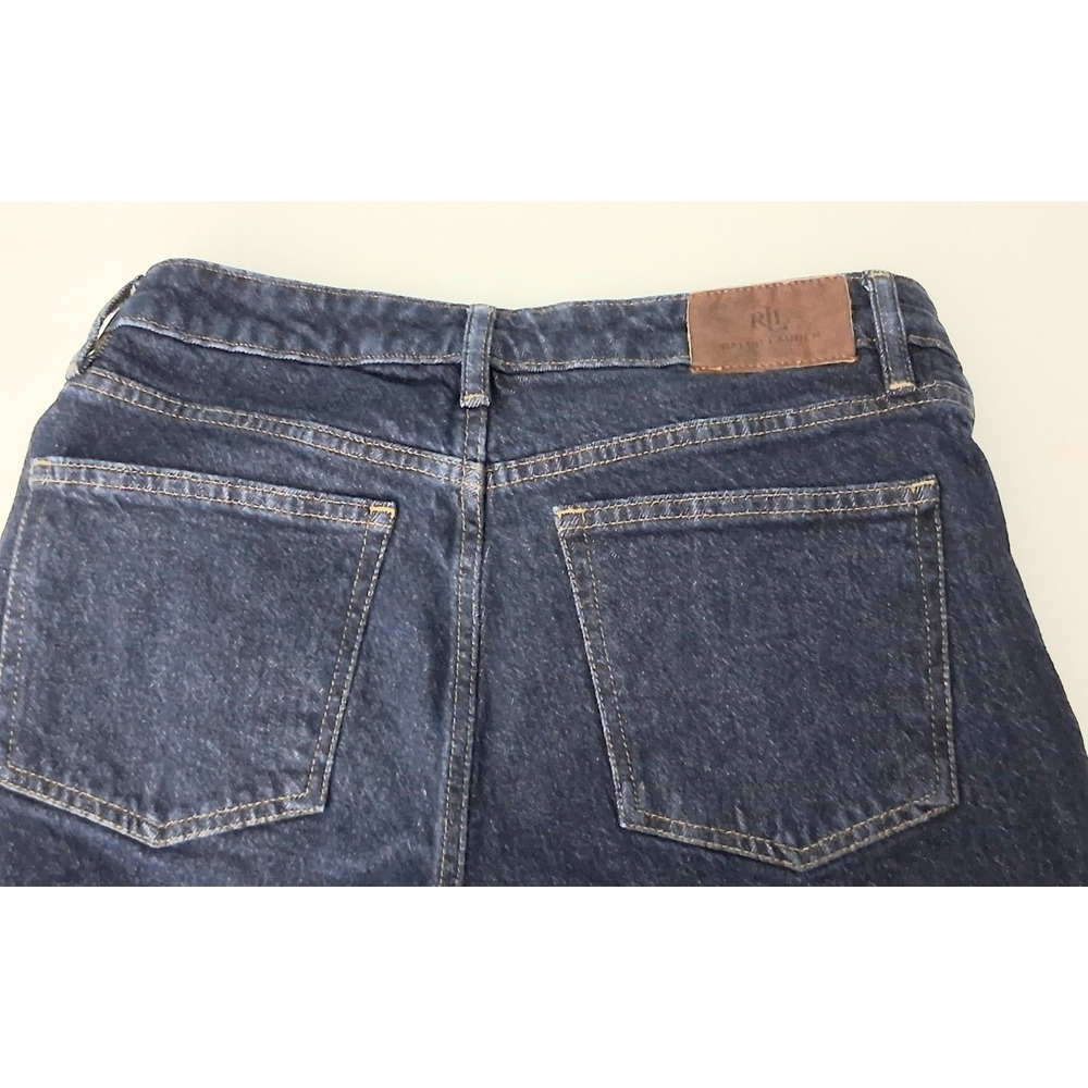 Lauren Ralph Lauren Jeans Women's Size 6 Dark Wash Slim Fit Pockets Pre-owned - Picture 10 of 14